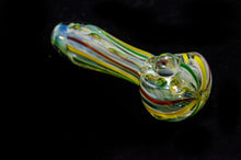 Rasta Inspired Inside Out Spoon Glass Pipe