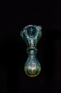 Glass Spoon Pipe with maria on Body