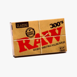 RAW Classic Unbleached Papers 1 1/4, King Size, 300ct.
